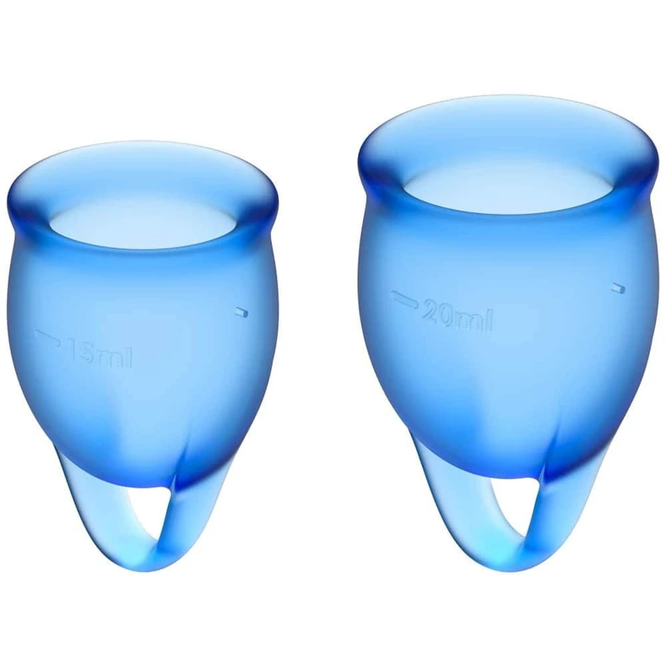 Feel confident Menstrual Cup (dark blue)