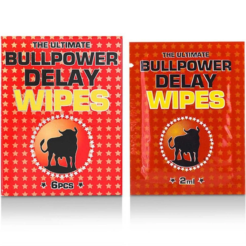 Bull Power: Wipes Delay 6 pcs x 2 ml