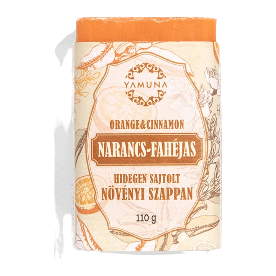 Narancs-fahéjas hidegen sajtolt szappan 110g