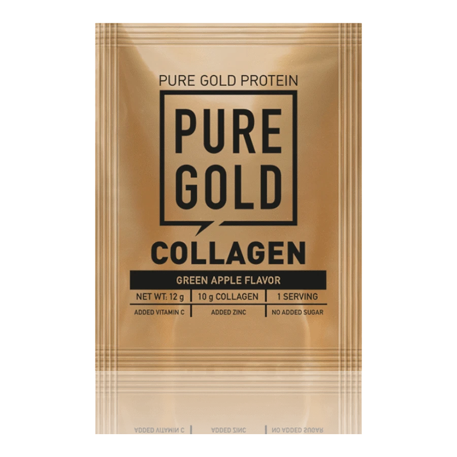 Collagen Marha kollagén italpor - Green Apple 12g - PureGold