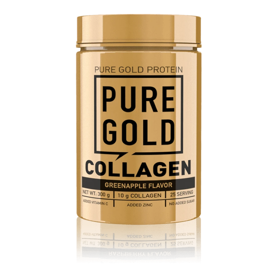 Collagen Marha kollagén italpor - Green Apple 300g - PureGol