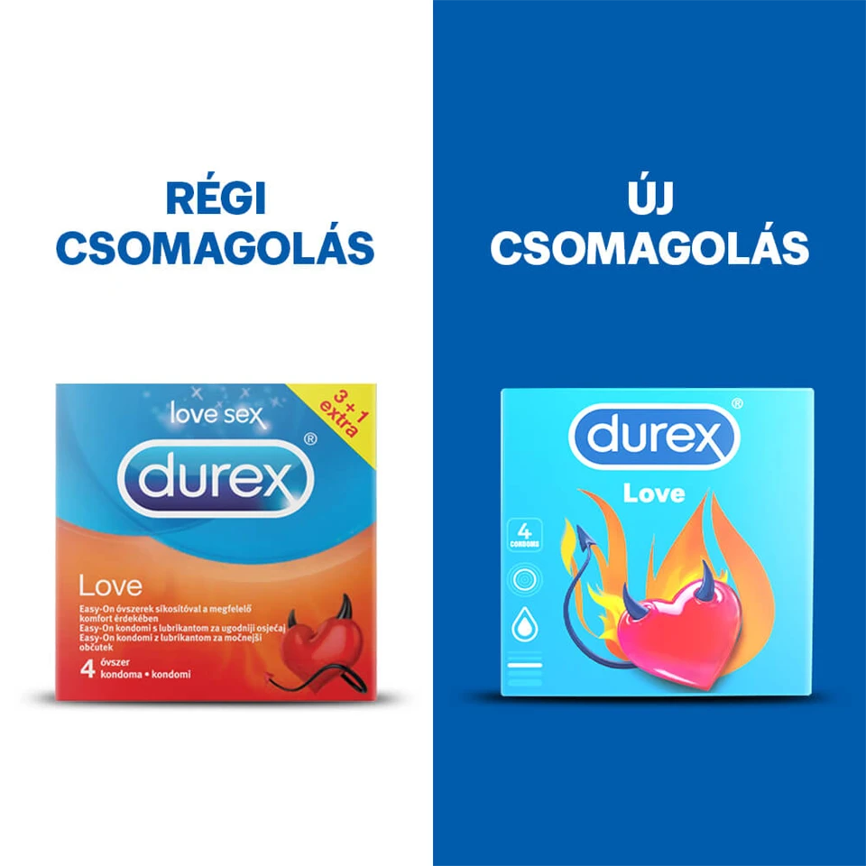 Durex óvszer Love - Easy-on óvszer