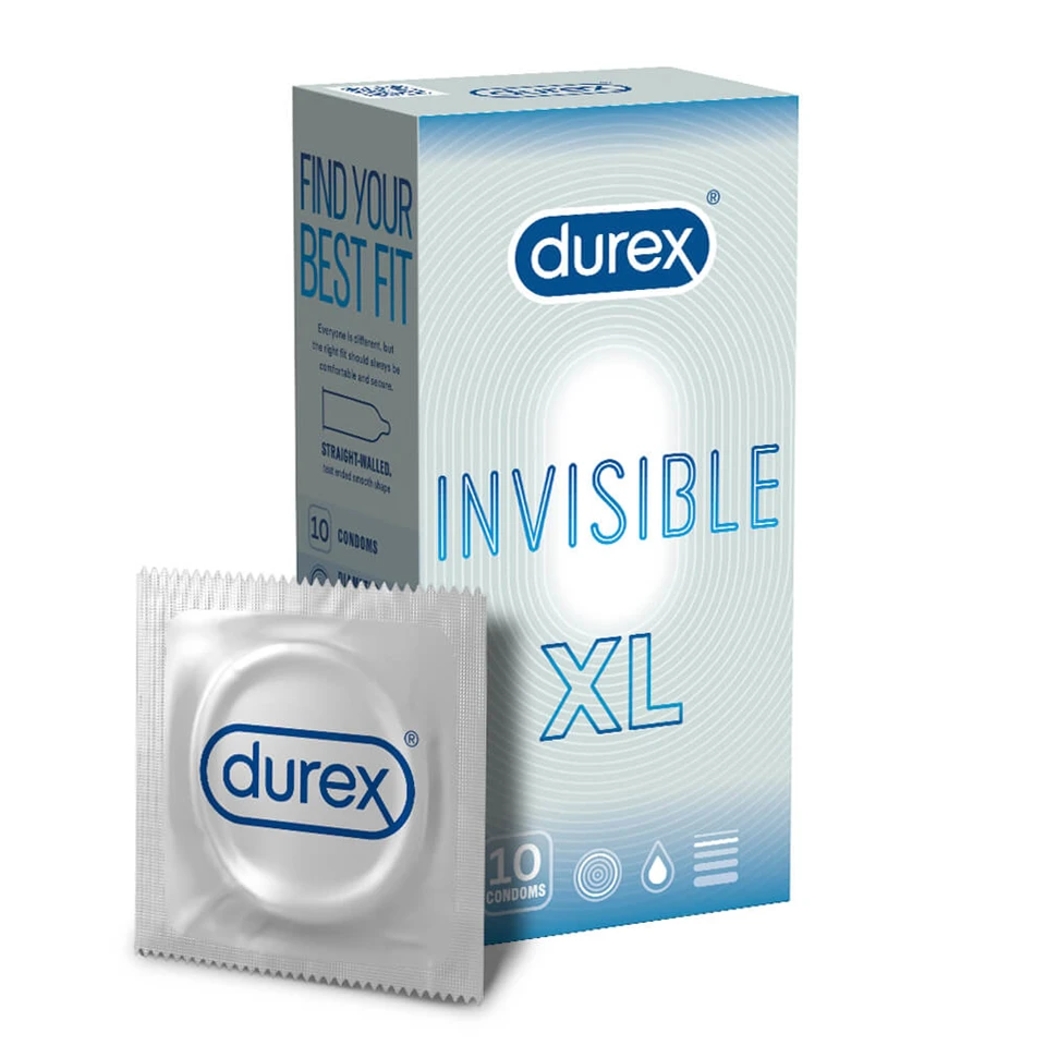 Durex Invisible XL - extra nagy óvszer