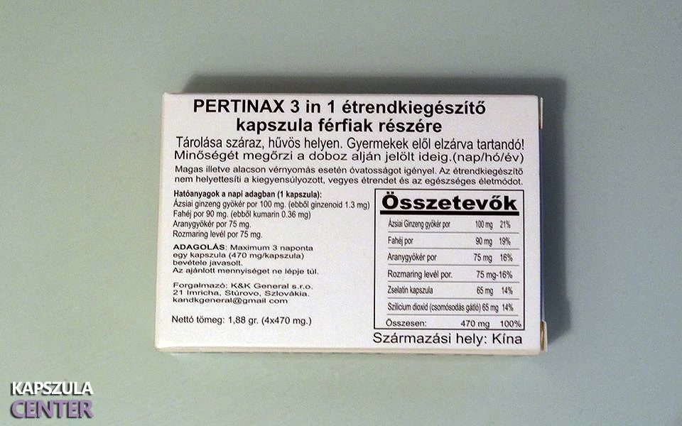 Pertinax leírás