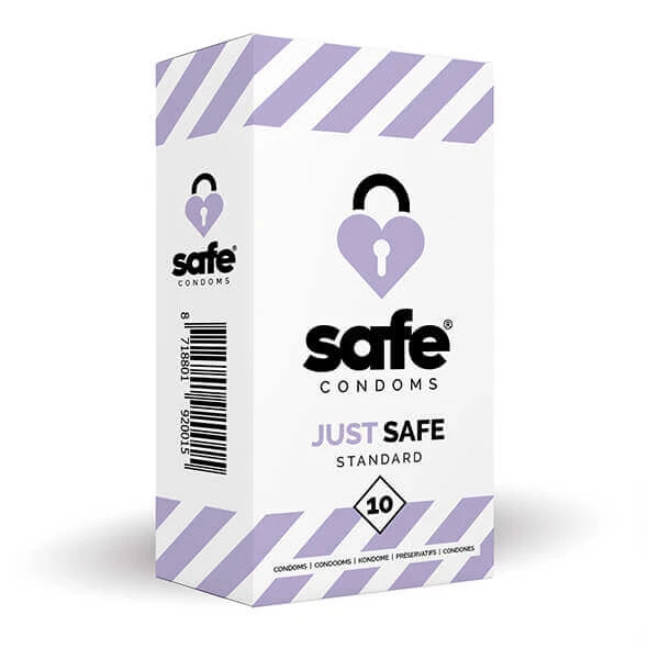 SAFE Just Safe - standard, vaníliás óvszer