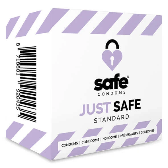 SAFE Just Safe - standard, vaníliás óvszer