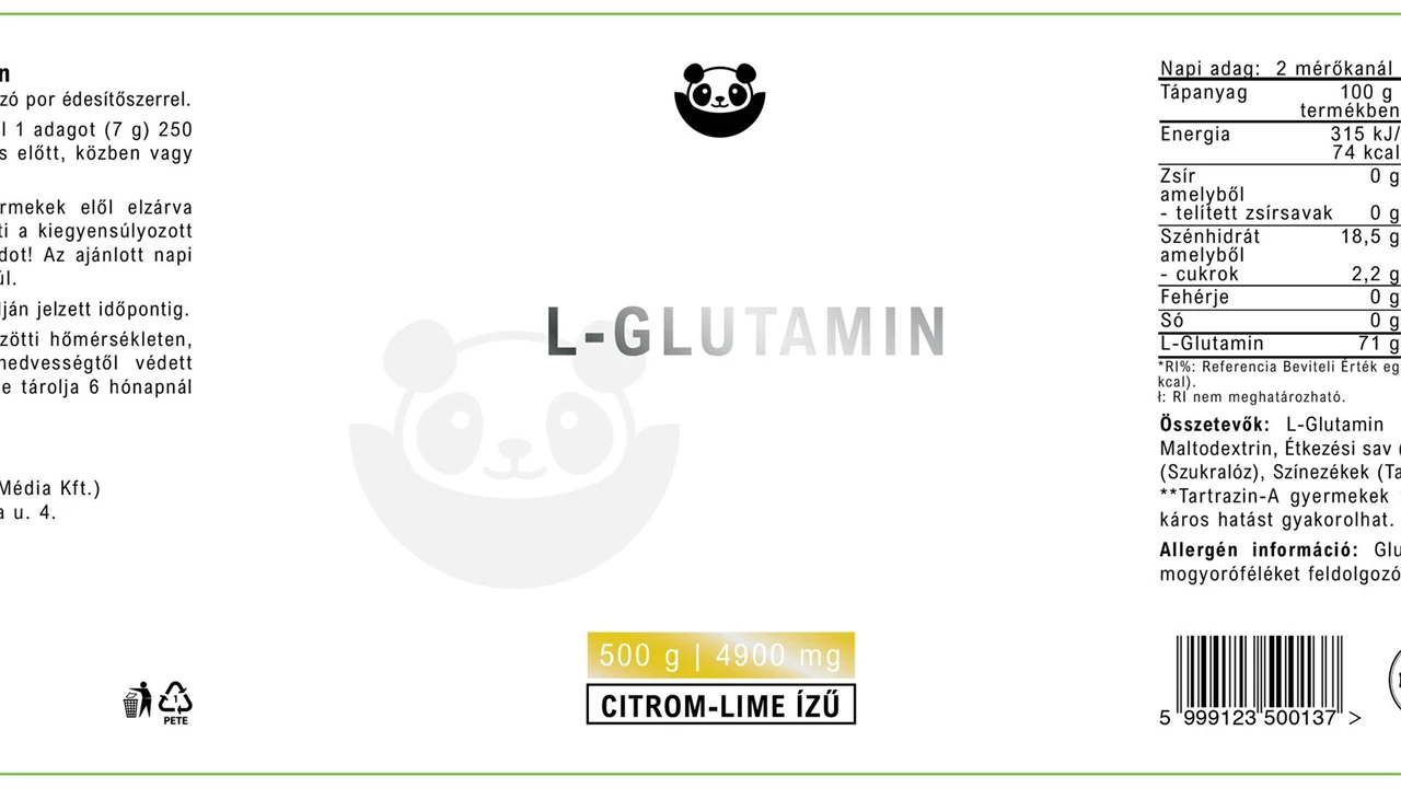 Panda Nutrition - Glutamin 500g