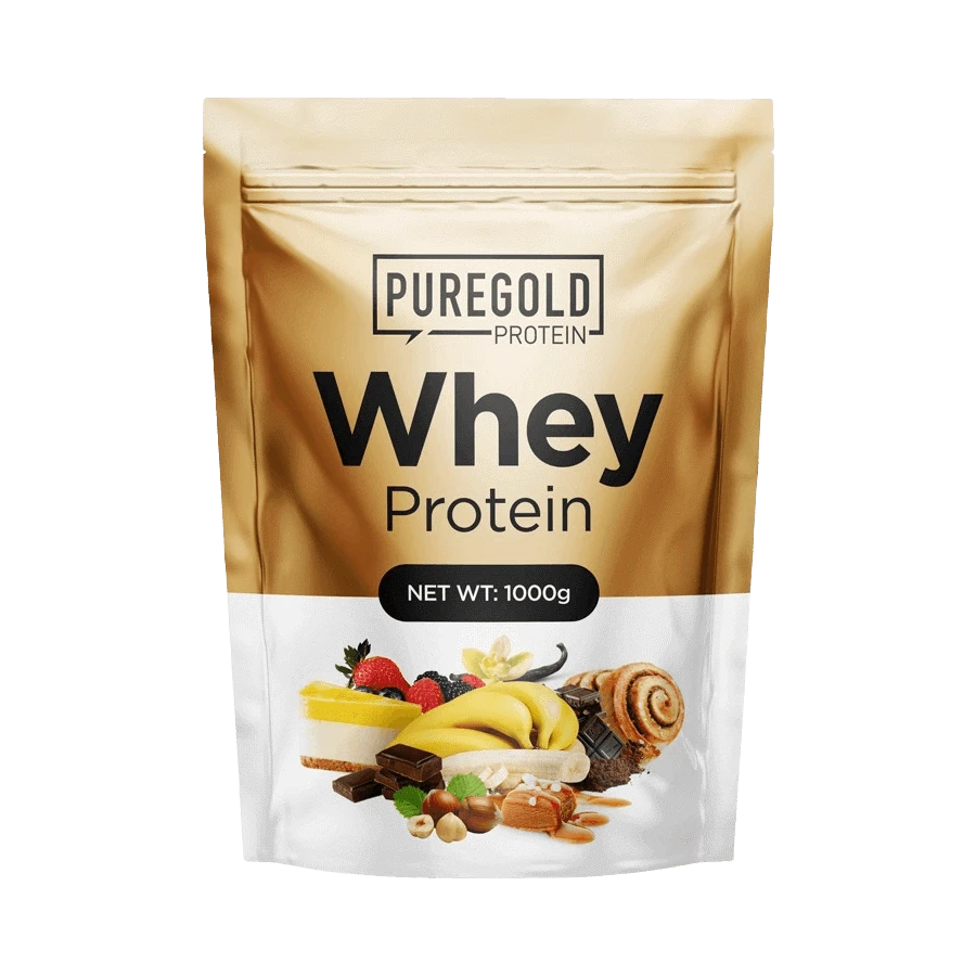 Whey Protein fehérjepor - 1 000 g - PureGold - tejberizs