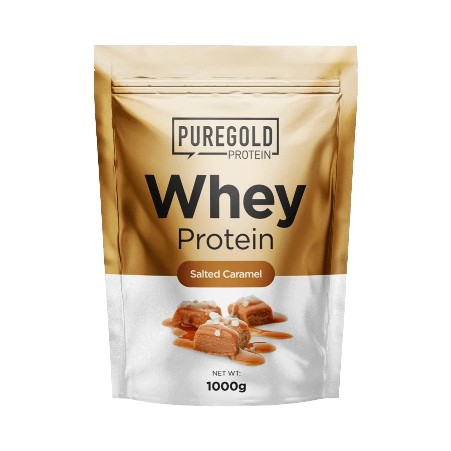 Whey Protein fehérjepor - 1 000 g - PureGold - sós karamell