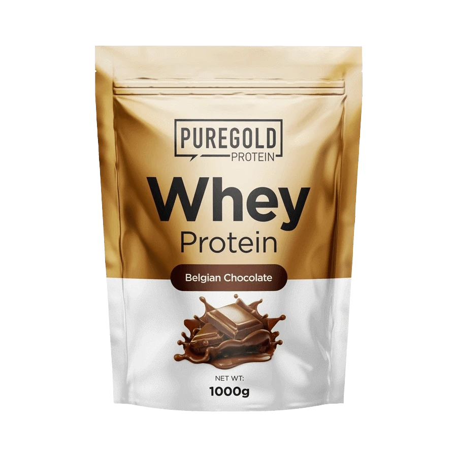 Whey Protein fehérjepor - 1 000 g - PureGold - belga csokoládé