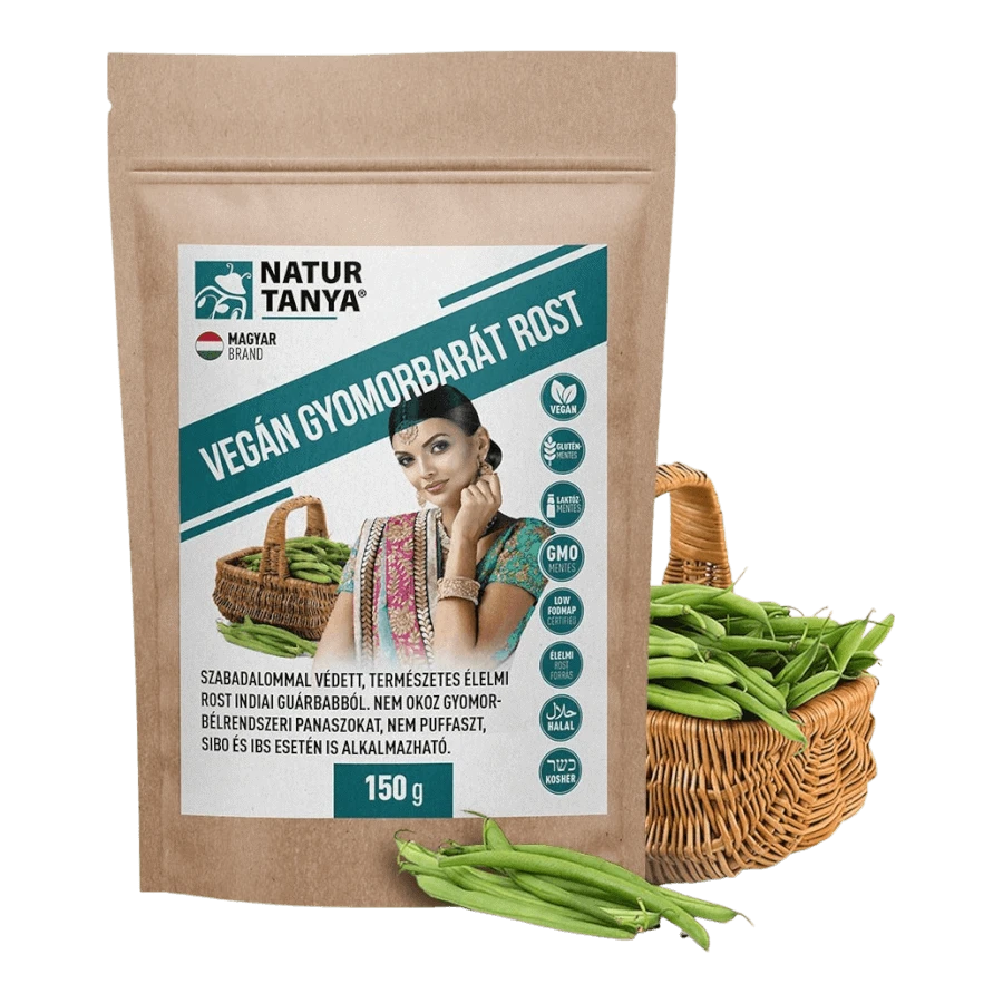 Vegán gyomorbarát rost - Indiai guarbabból - 150 g - Natur Tanya