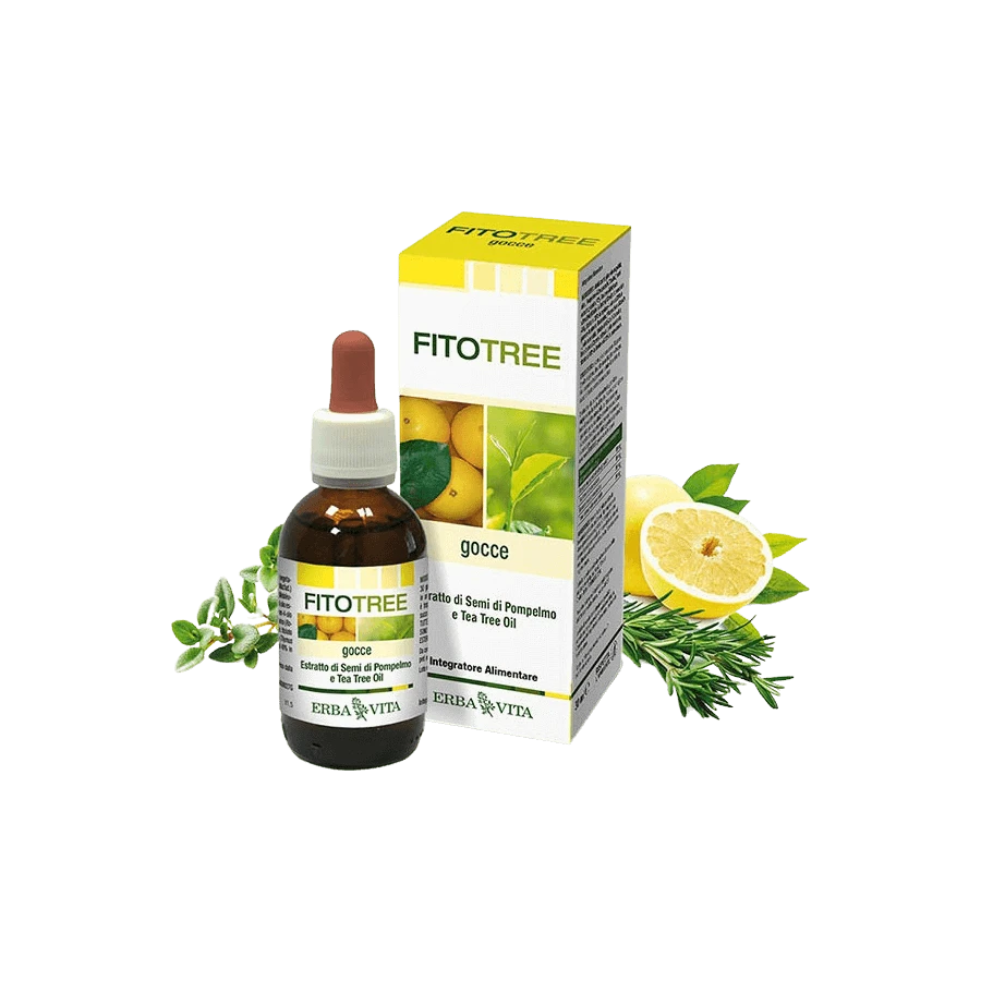 FitoTree Baktériumölő, fertőtlenítő grapefruit, teafa, rozmaring és kakukkfű olaj - 30 ml - Natur Tanya