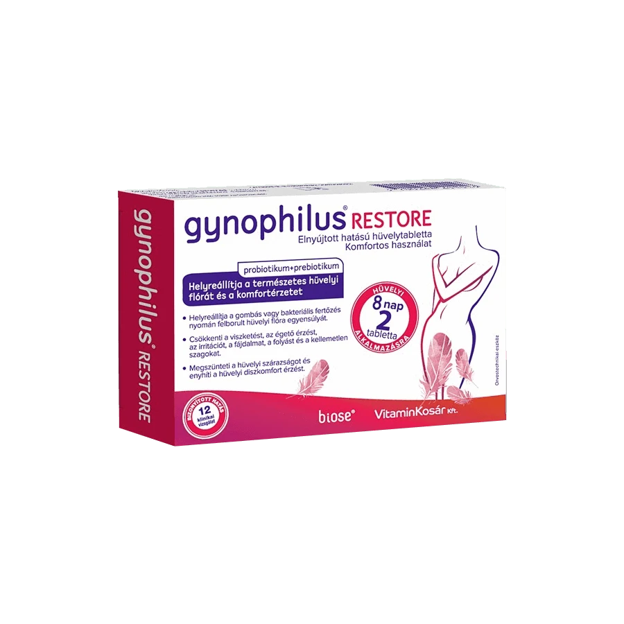 gynophilus RESTORE (2 db hüvelytabletta)