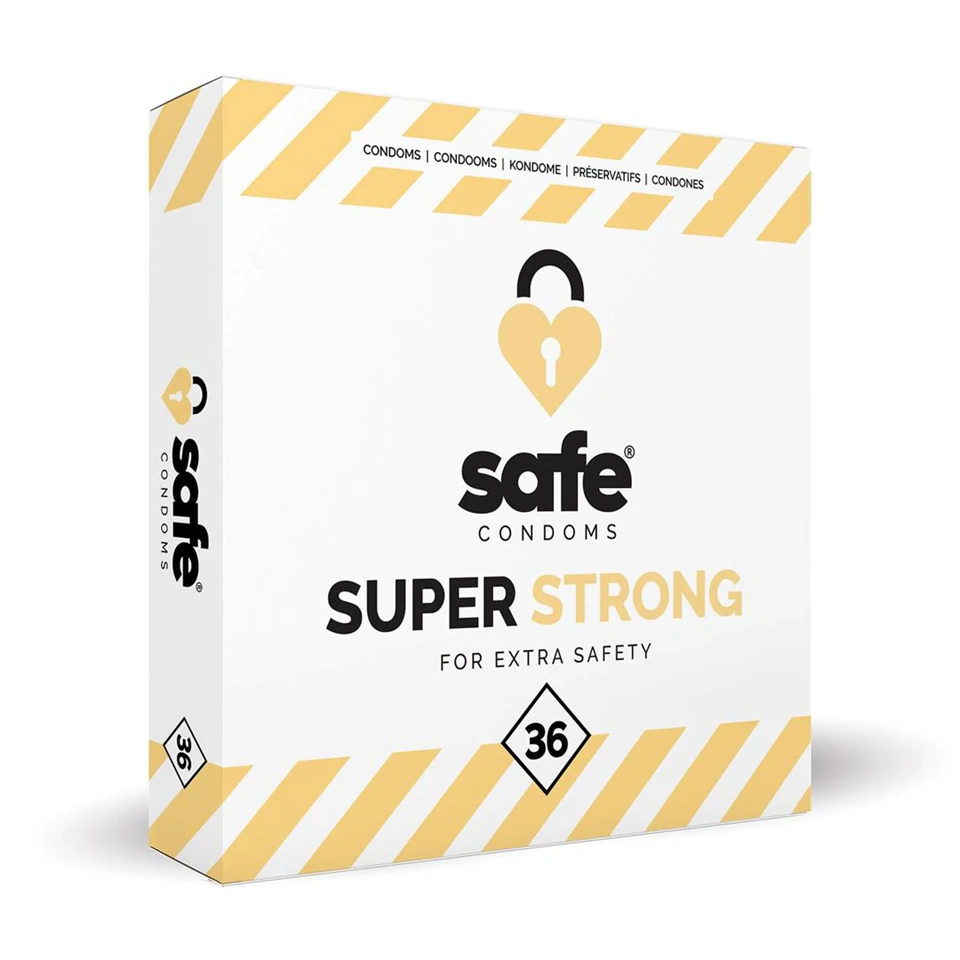 SAFE Super Strong - extra erős óvszer