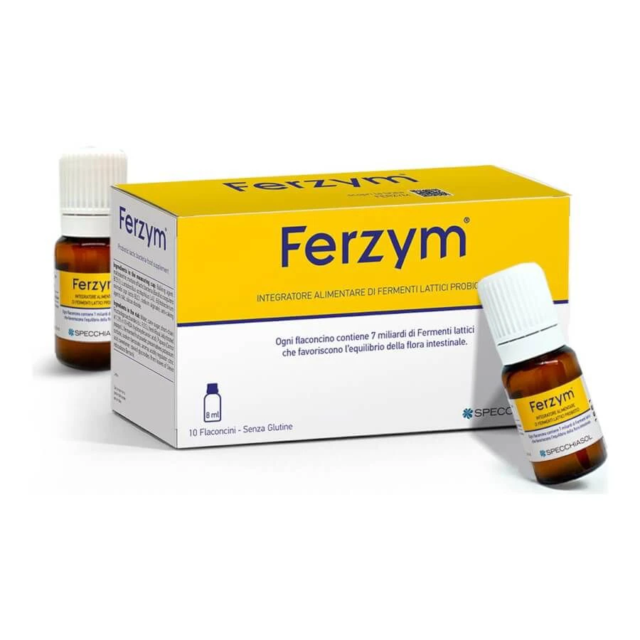 Ferzym Fast bélflóra helyreállító ampulla - 10 x 8 ml ampulla - Specchiasol