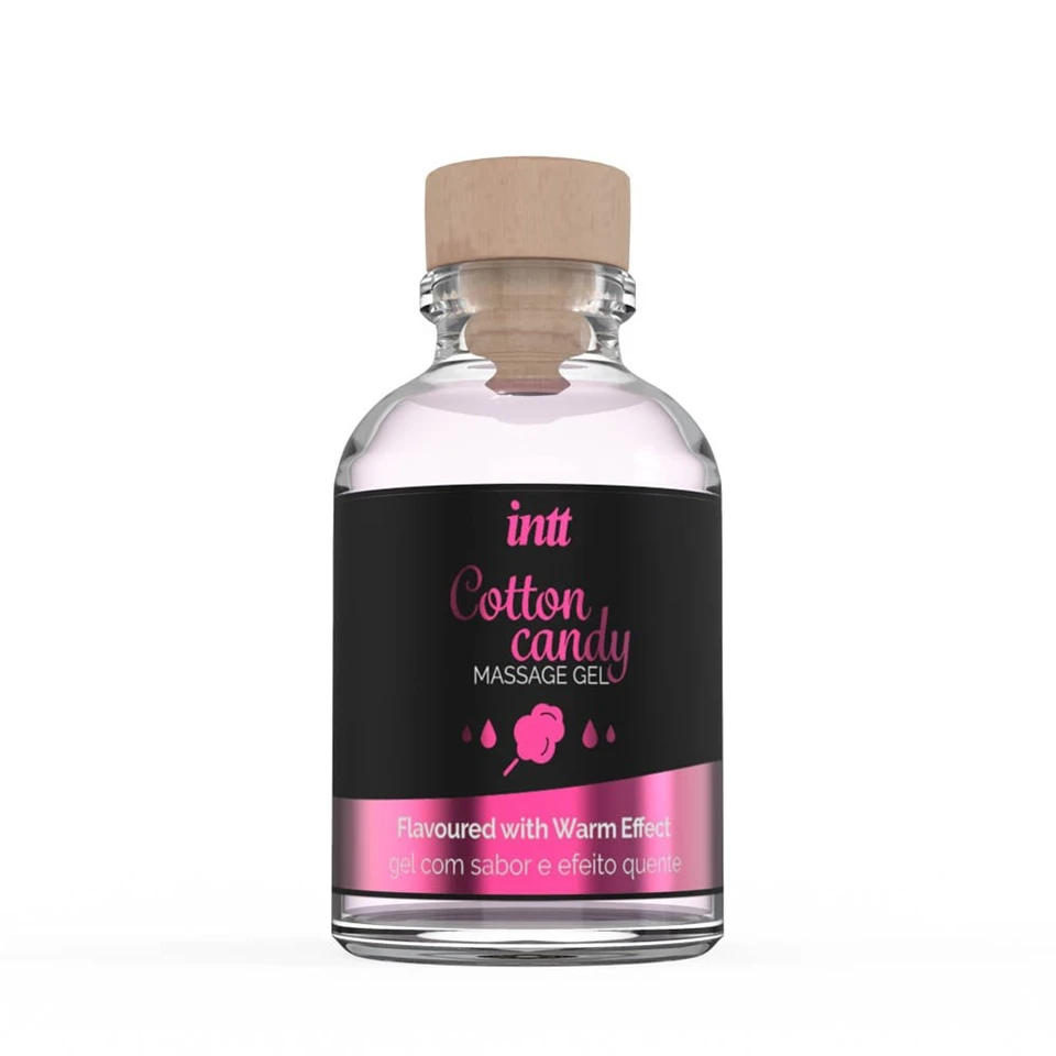 MASSAGE GEL COTTON CANDY GLASS BOTTLE 30ML + BOX