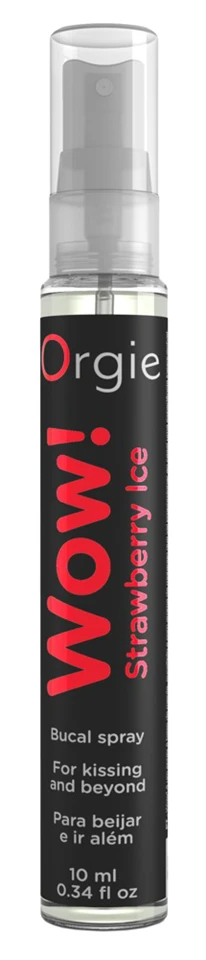 Orgie Wow Strawberry Ice - hűsítő orál spray (10ml)