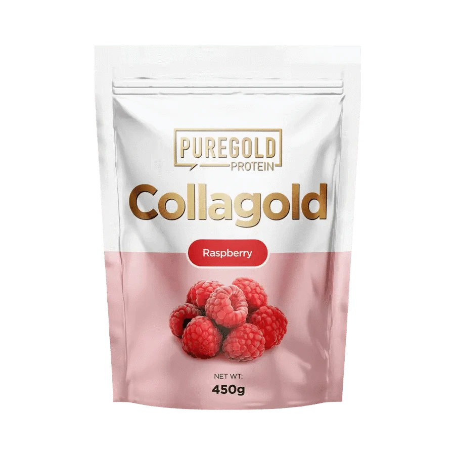 CollaGold Marha és Hal kollagén italpor hialuronsavval - Raspberry - 450g - PureGold