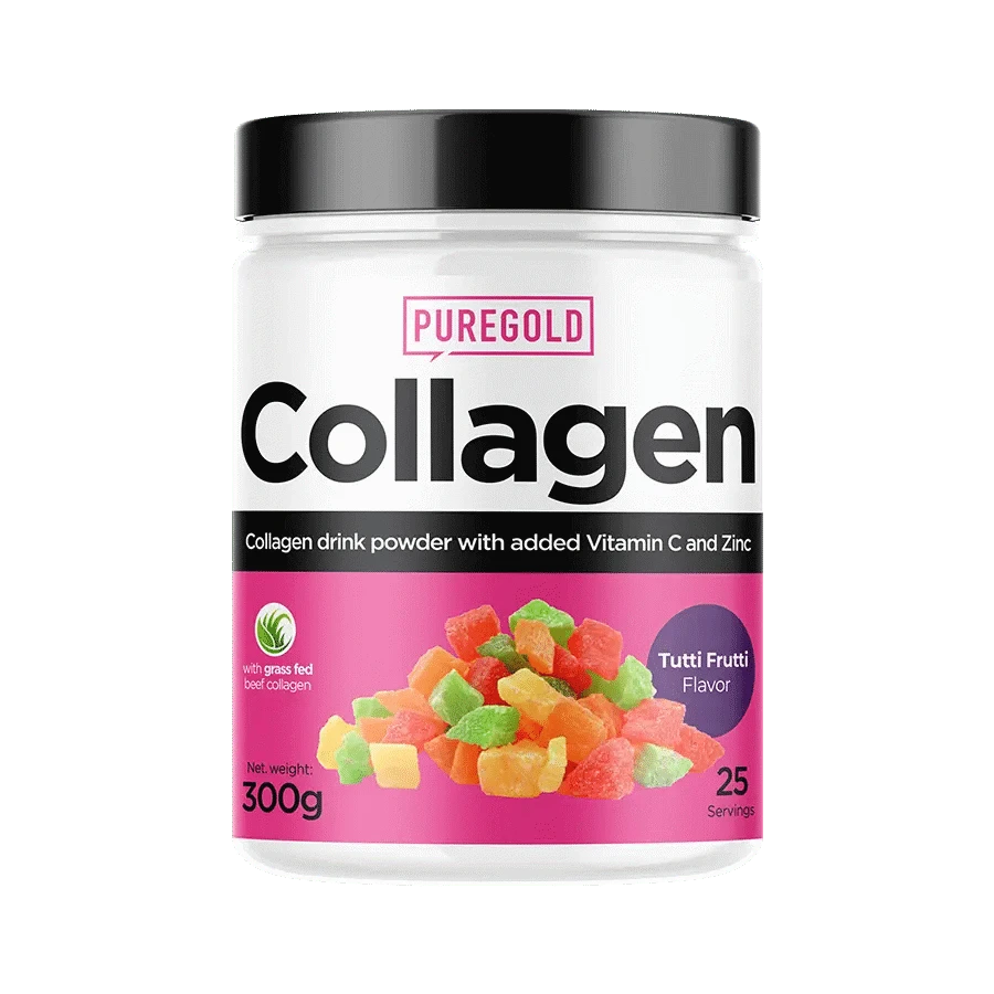 Collagen Marha kollagén italpor - Tutti Frutti 300g - PureGold