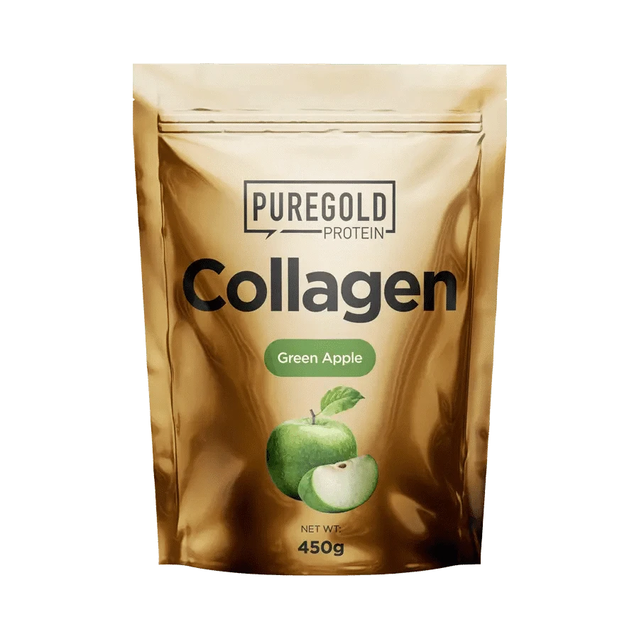 Collagen Marha kollagén italpor - Green Apple 450g - PureGold