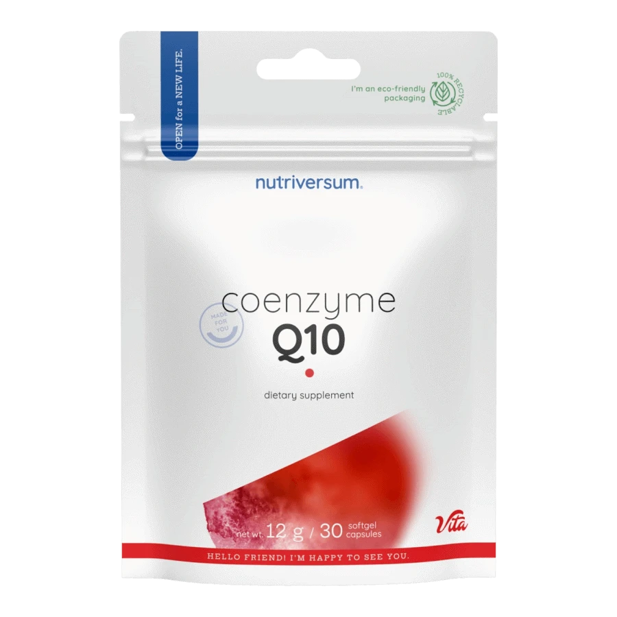 Coenzyme Q10 - 30 lágyzselatin kapszula - Nutriversum