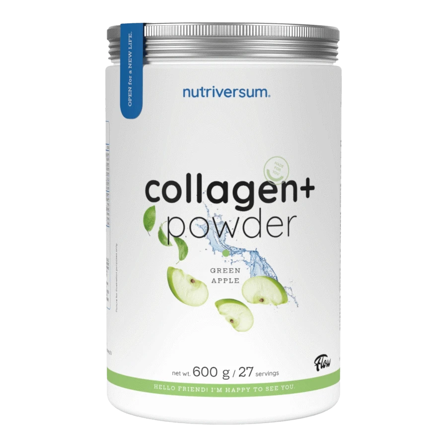 Collagen+ Powder - 600 g - zöld alma - Nutriversum