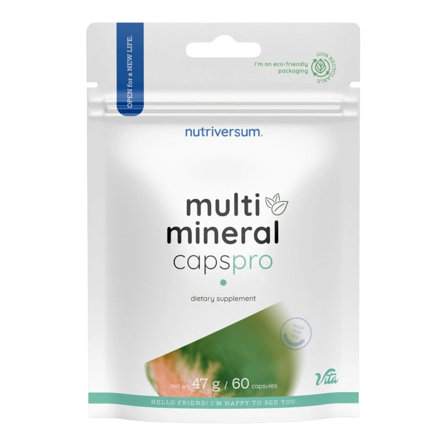 Multimineral Caps Pro - 60 kapszula - Nutriversum