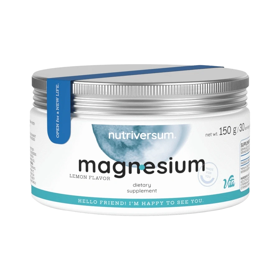 Magnesium - 150 g - citrom - Nutriversum