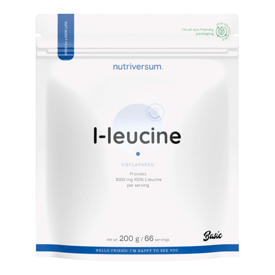 L-Leucine Powder - 200 g - Nutriversum