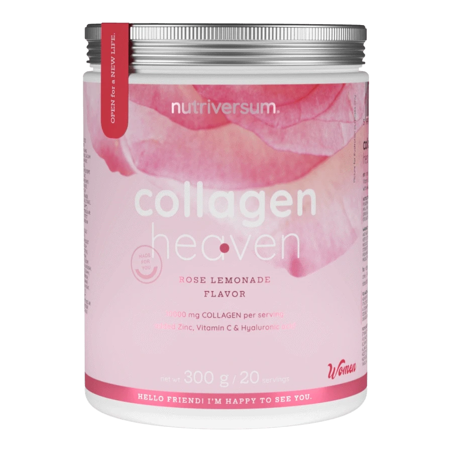 Collagen Heaven - 300 g - rózsa-limonádé - Nutriversum