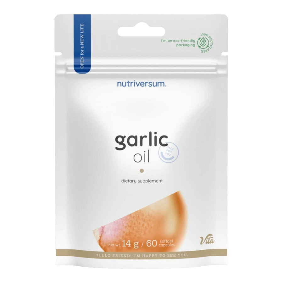 Garlic Oil - 60 lágyzselatin kapszula - Nutriversum