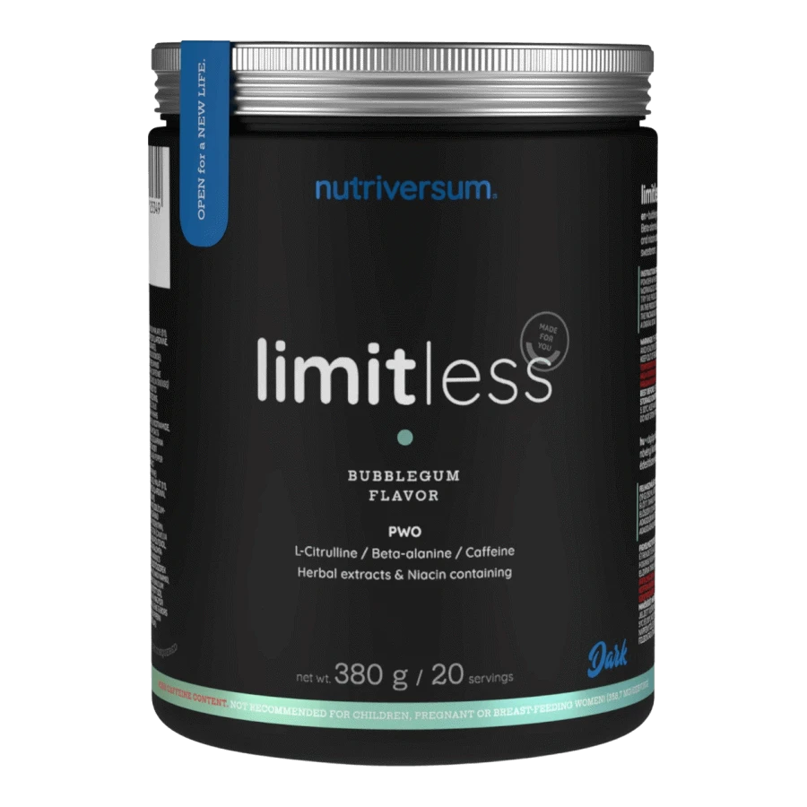 Limitless PWO - 380 g - rágógumi - Nutriversum