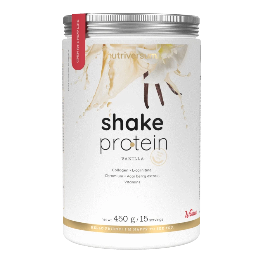 Shake Protein - 450 g - vanília - Nutriversum