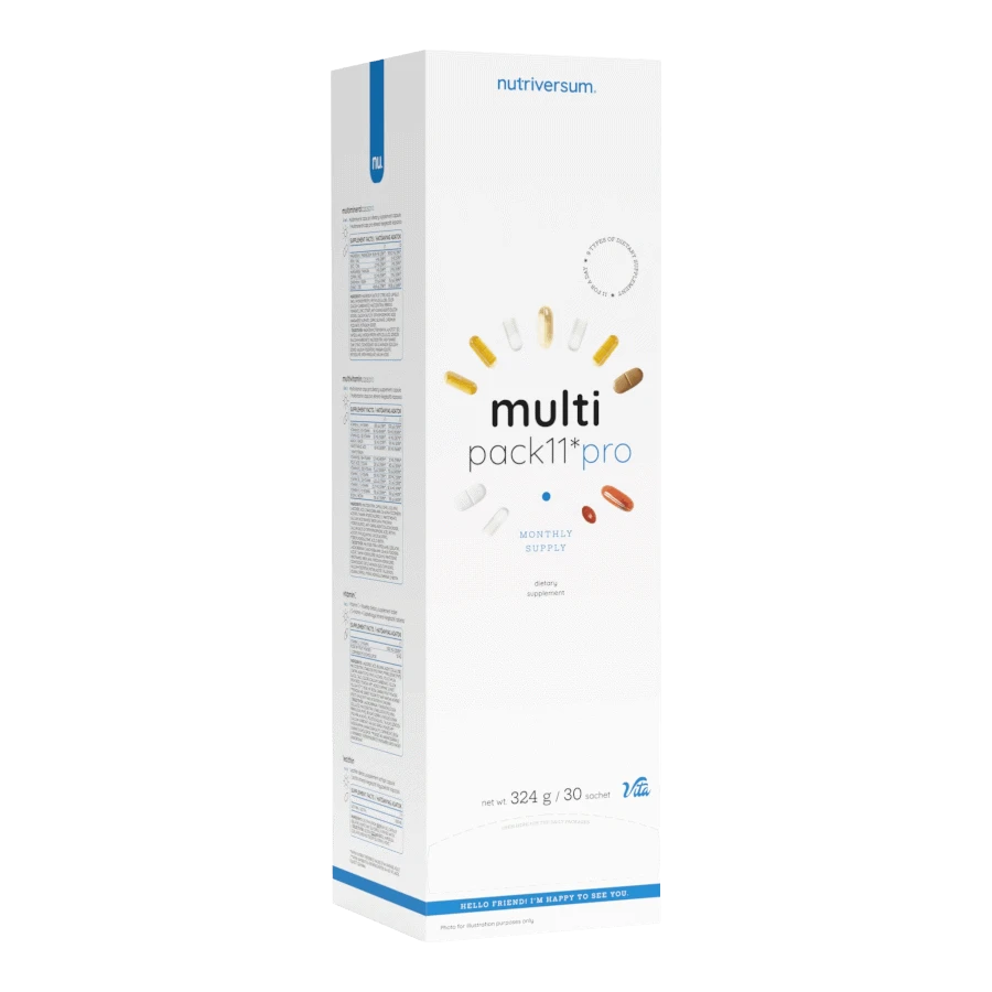 Multi Pack 11 PRO multivitamin - 30 csomag - Nutriversum