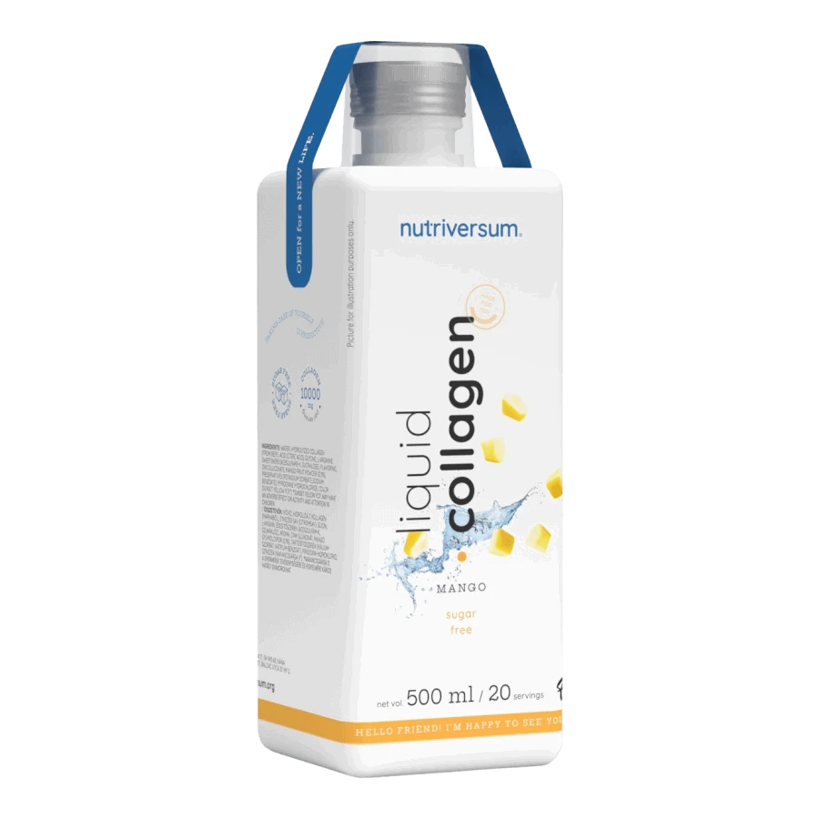 Collagen liquid Sugar Free - 500 ml - mangó - Nutriversum