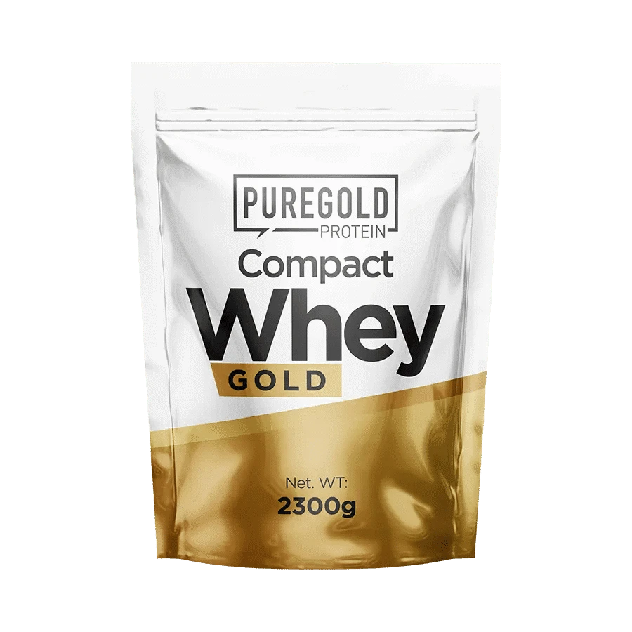 Compact Whey Gold fehérjepor - 2300 g - PureGold - vanília turmix