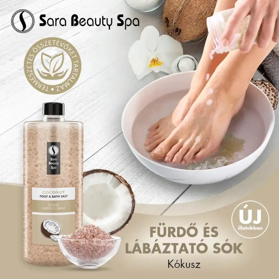 Érzéki fürdősó - Kókusz - 330g - Sara Beauty Spa