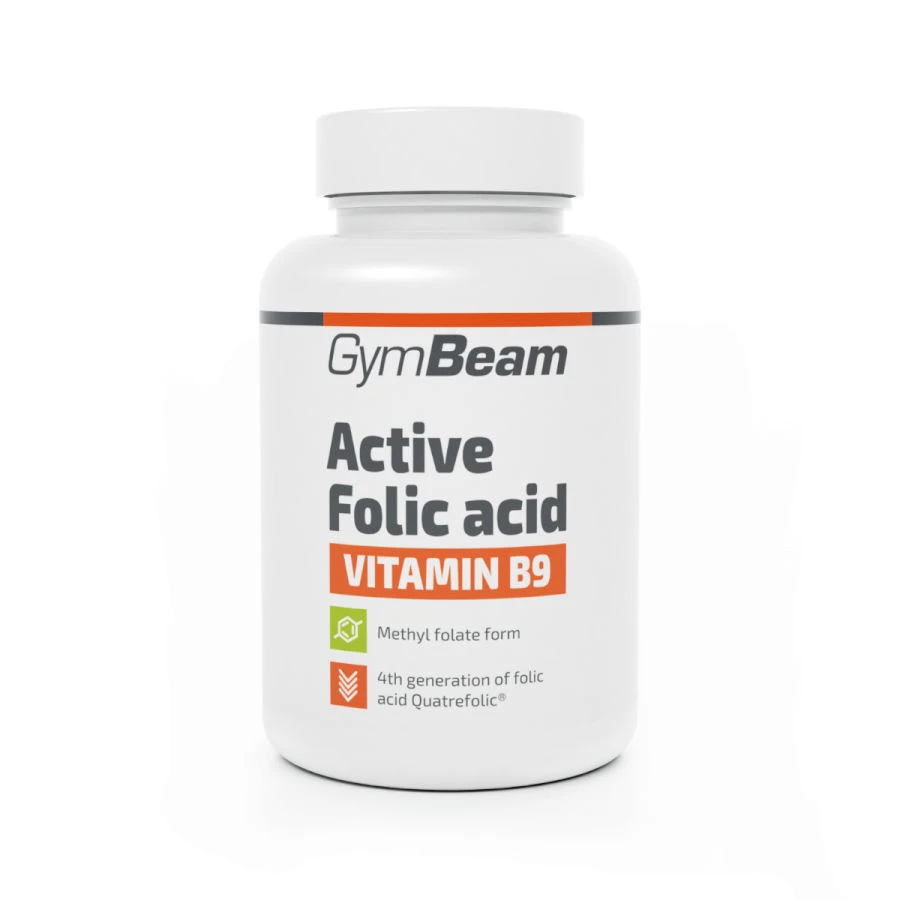 Active Folic Acid (B9-vitamin) - 60 kapszula - GymBeam