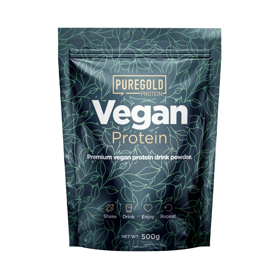 Vegan Protein ízesített növényi fehérje italpor - 500 g - PureGold - pisztácia