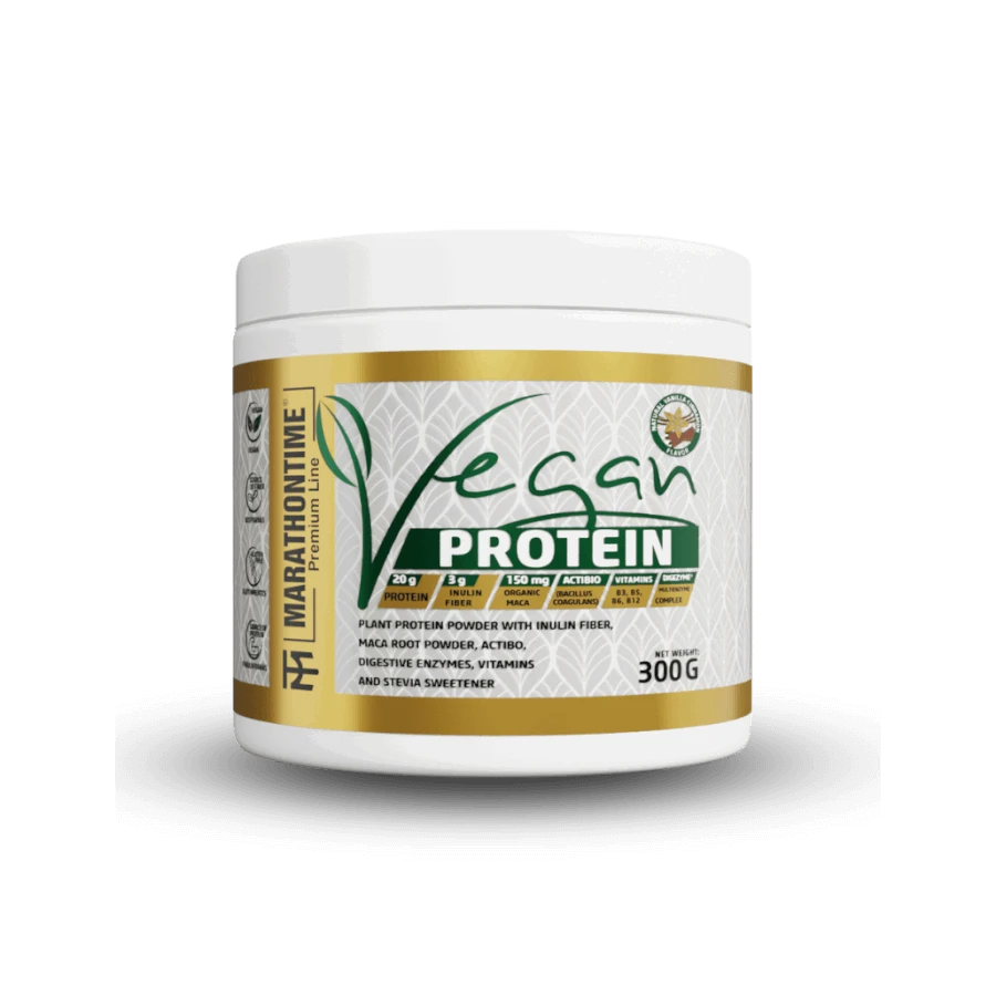 Prémium Vegán protein 300 g - vanília - Marathontime