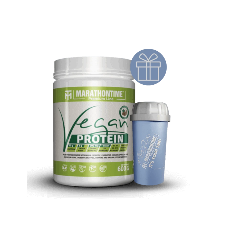 Prémium Vegán protein - pisztácia 600 g - Marathontime