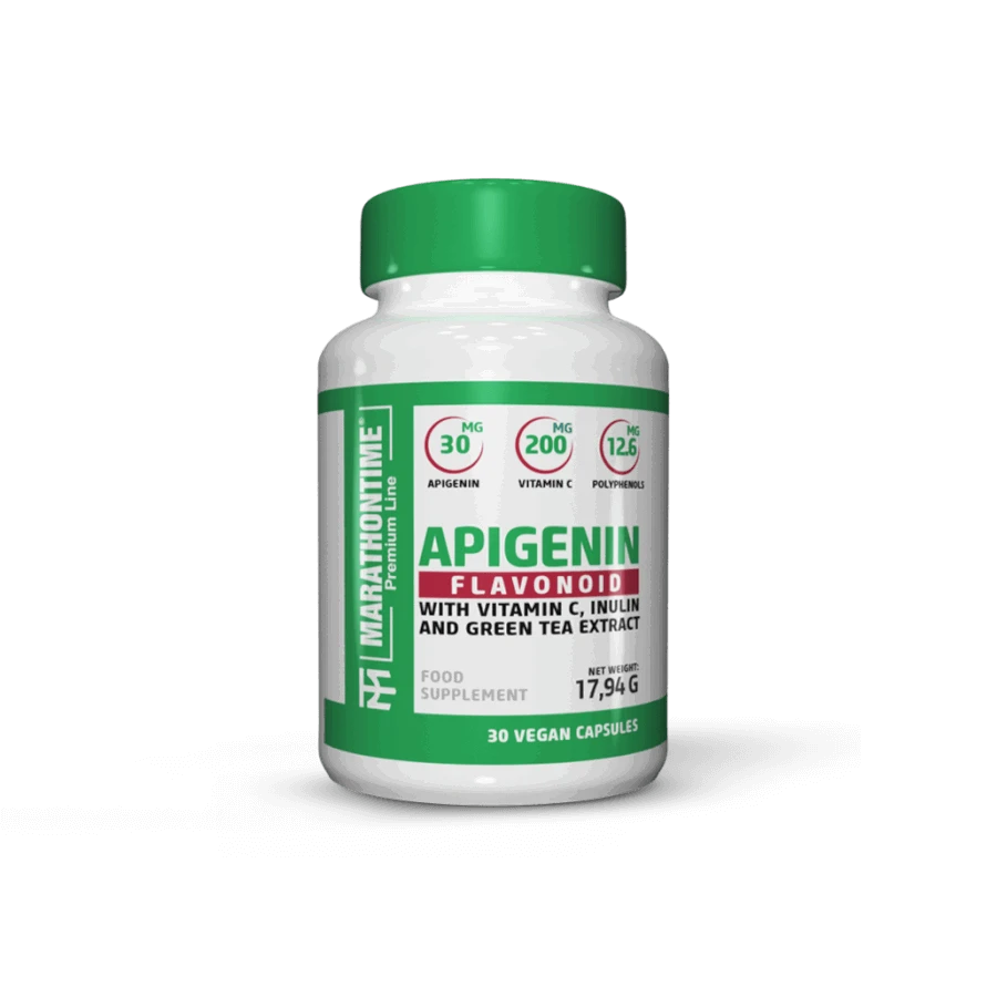 Apigenin C-Vitaminnal, inulinnal és Zöld Tea Kivonattal - 30 vegán kapszula - Marathontime