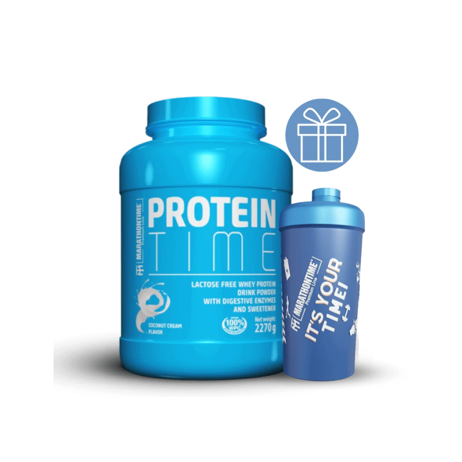 Protein Time Laktázenzimmel Dúsított fehérje kókuszkrémes íz 2270 g - Marathontime