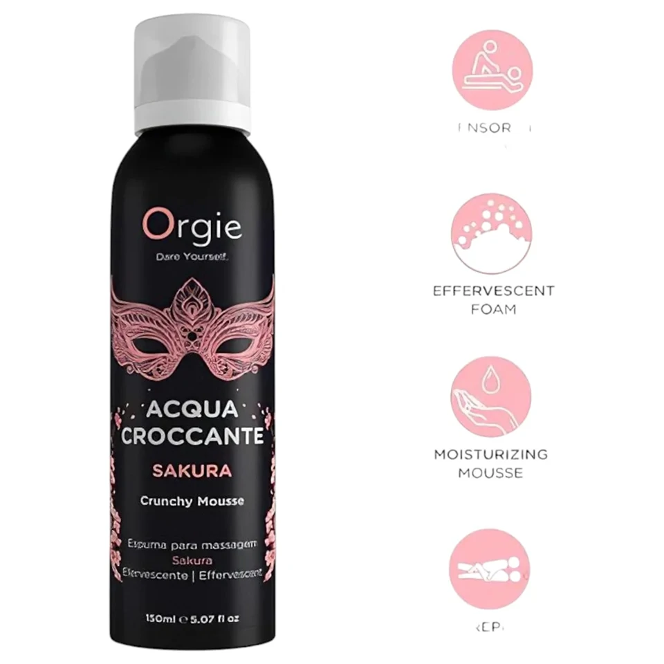 Orgie Acqua Croccante - masszázs hab - cseresznyevirág