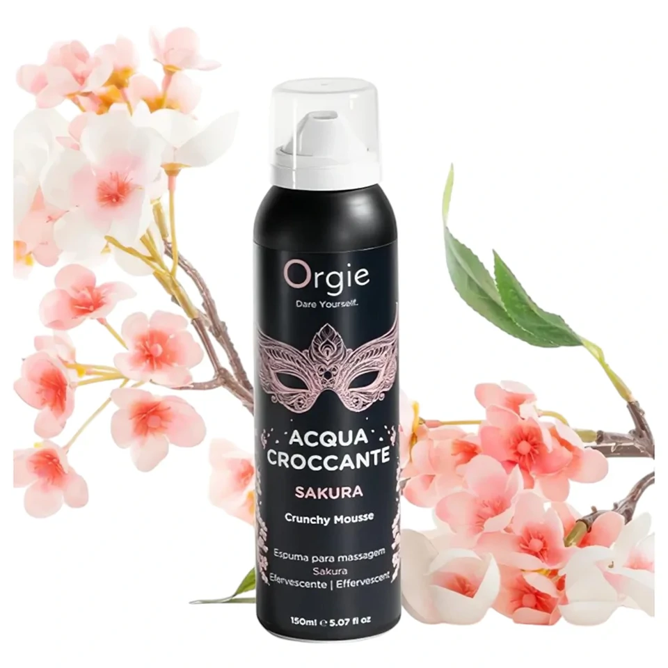 Orgie Acqua Croccante - masszázs hab - cseresznyevirág