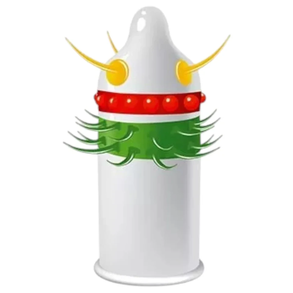 Egzo Jolly Roger - tüskés, pontozott óvszer (1db)