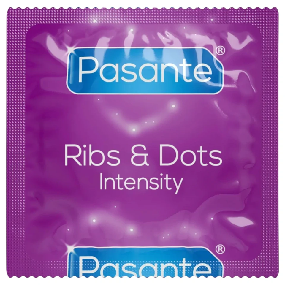 Pasante - bordázott, pontozott óvszer