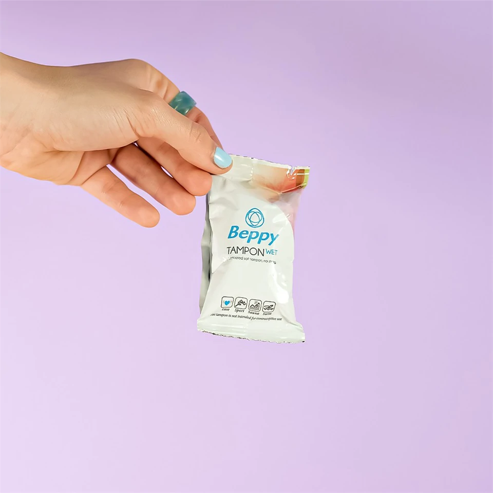 Beppy  Tampon WET - Lubricated sponge tampon - 4 pieces