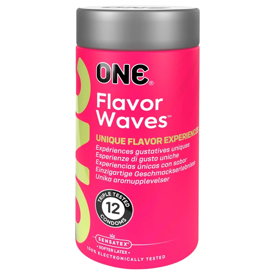ONE Flavor Waves - ízesített óvszer - vegyes