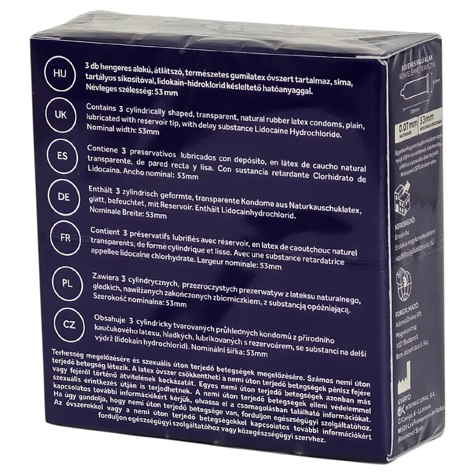 Szuperhős - késleltető hatású óvszer